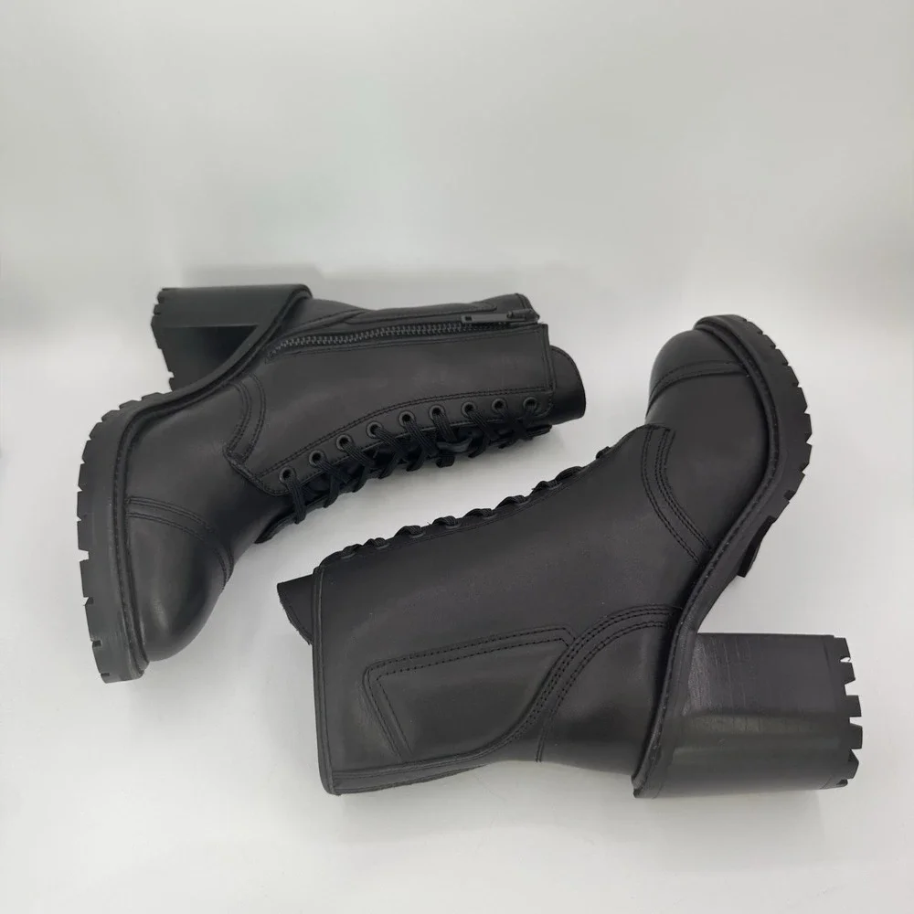 Thursday‎ Boot Co. Rebel Boots Women's Size 8.5 Black Leather